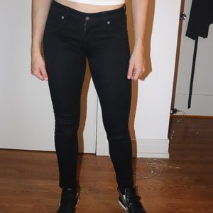 LF Carmar Black Lace Up Pant
